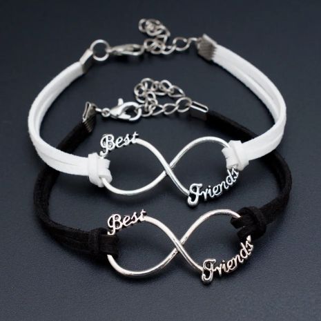 Браслеты для подруг друзей Best friends знак бесконечность браслет цена за 1шт Браслеты для подруг друзей Best friends знак бесконечность браслет цена за 1шт