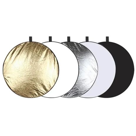 Отражатель Ручной Круглый Puluz PU5110 110 см 5 Цветов Черный