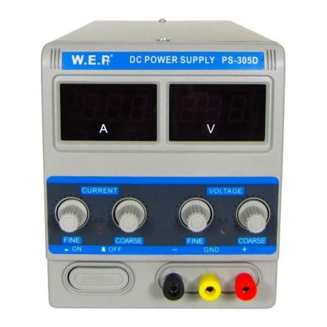 Блок живлення лабораторний WEP PS-305D-I, 30V, 5A, цифрова індикація