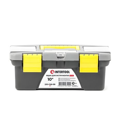 Ящик для інструментів 10" 250*126*99мм INTERTOOL BX-0310