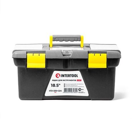 Ящик для инструментов 18.5" 472*250*224мм INTERTOOL BX-0318