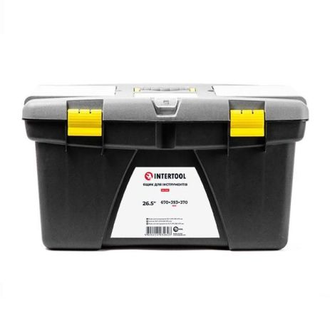 Ящик для инструментов 26.5" 670*393*370мм INTERTOOL BX-0326