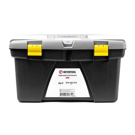 Ящик для інструментів 26.5" 670*393*370мм INTERTOOL BX-0326 - органайзер