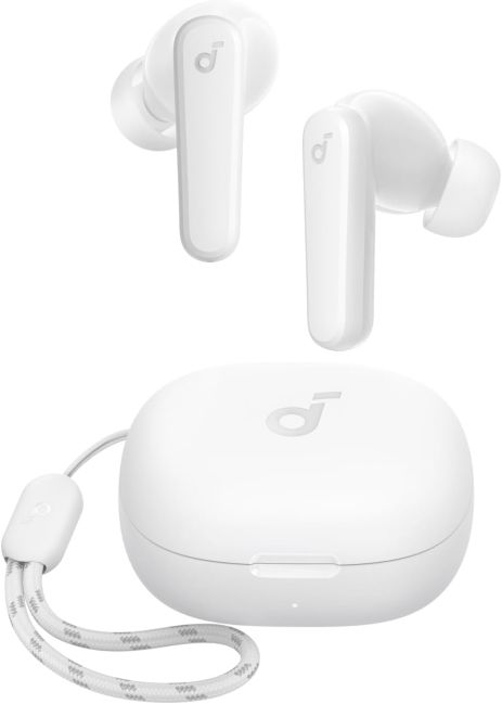 Anker Soundcore P20i – бездротові навушники з мікрофоном, зарядним кейсом і глибокими басами White