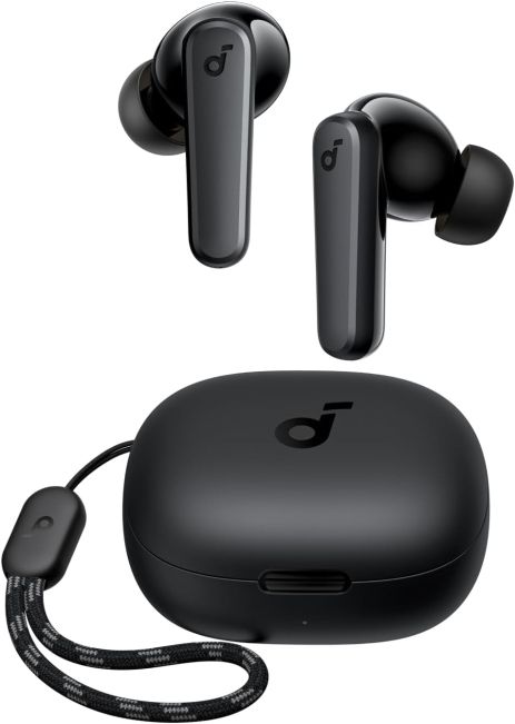 Anker Soundcore P20i – бездротові навушники з мікрофоном, зарядним кейсом і глибокими басами Black