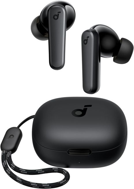Anker Soundcore P20i – бездротові навушники з мікрофоном, зарядним кейсом і глибокими басами Black