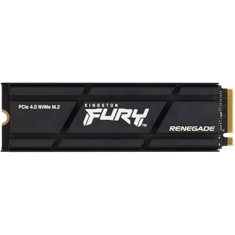 SSD M.2 диск Kingston FURY Renegade з радіатором, 4TB, 2280, NVMe, PCIe Gen 4.0 x4, 3D TLC NAND