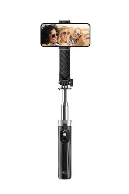 Селфі-штатив XO SS11, BT5.2, 55mAh, 100cm, Чорний Селфі-штатив XO SS11, BT5.2, 55mAh, 100cm, Чорний