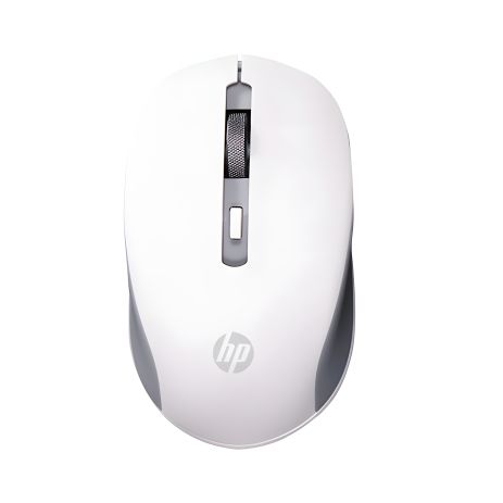 Бесшумная беспроводная мышь HP S1000 Plus Silent с USB-приемником, 2,4 ГГц, Белая