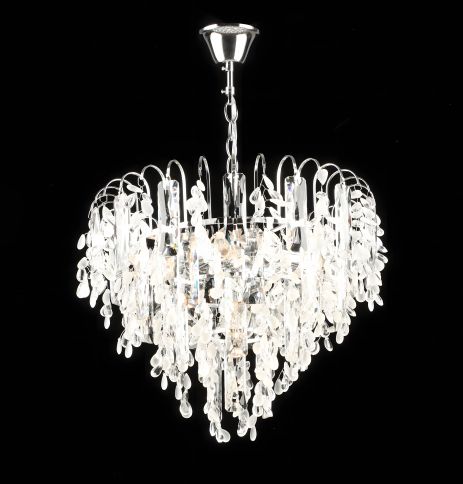 Хрустальная подвесная люстра E2726/6, Хром Хрустальная подвесная люстра E2726/6, Хром