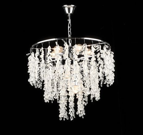 Кришталева люстра підвісна S2477/7, Хром