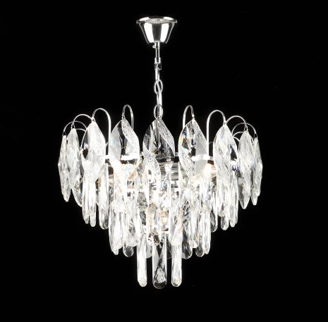 Кришталева люстра підвісна E2716/5, хром