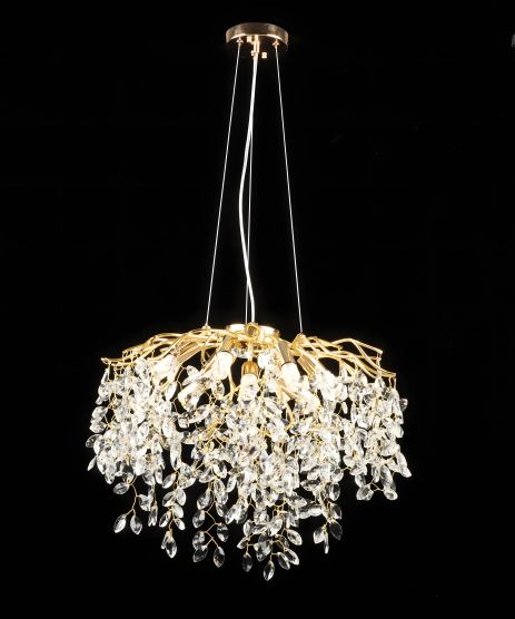 Подвесная хрустальная люстра E2708/9, Золото