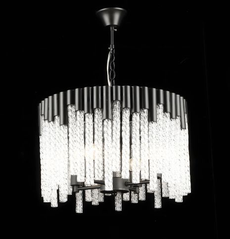 Хрустальная подвесная люстра S2489/4, черный