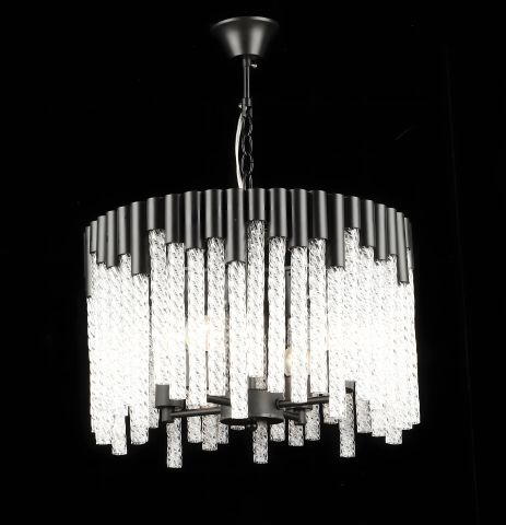 Люстра подвесная хрустальная S2489/4, Черный Люстра подвесная хрустальная S2489/4, Черный