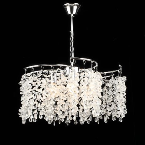Подвесная хрустальная люстра S2493/6, Хром Подвесная хрустальная люстра S2493/6, Хром