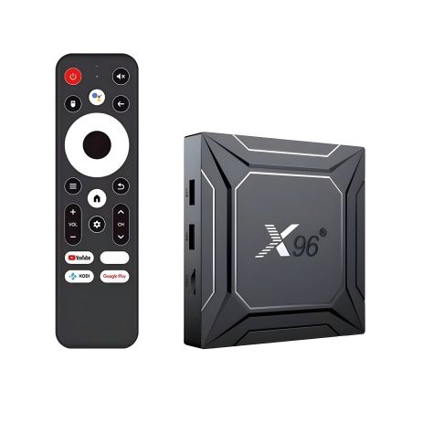 Android 14.0 TV Box X96 M200 4/32 DDR (S905X5M) с голосовым управлением
