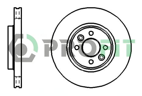 Гальмівний диск NISSAN NOTE, DACIA LOGAN, RENAULT WIND, PROFIT (50101124) Гальмівний диск NISSAN NOTE, DACIA LOGAN, RENAULT WIND, PROFIT (50101124)