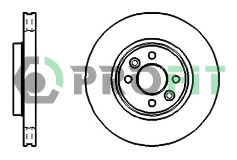 Гальмівний диск NISSAN NOTE, DACIA LOGAN, RENAULT WIND, PROFIT (50101124) Гальмівний диск NISSAN NOTE, DACIA LOGAN, RENAULT WIND, PROFIT (50101124)