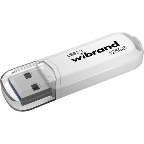 Флеш накопичувач USB Wibrand Marten, USB 3.2 Gen1, 128GB, White