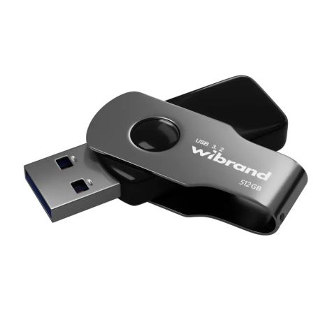 Флеш накопичувач USB Wibrand Lizard, USB 3.2 Gen1, 512GB, Black
