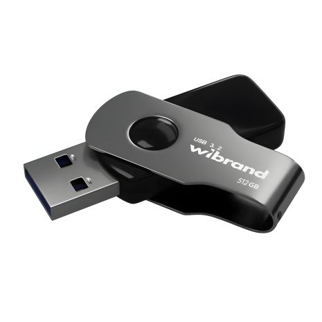 Флеш накопичувач USB Wibrand Lizard, USB 3.2 Gen1, 512GB, Black