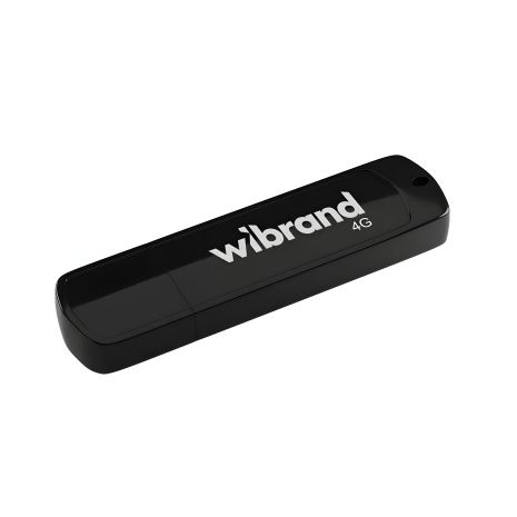 Флеш накопичувач USB Wibrand Grizzly, USB 2.0, 4GB, Black
