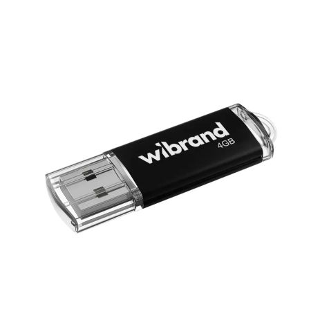 Флеш накопичувач USB Wibrand Cougar, USB 2.0, 4GB, Black