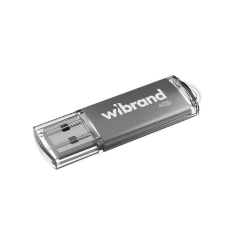 Флеш накопичувач USB Wibrand Cougar, USB 2.0, 4GB, Silver
