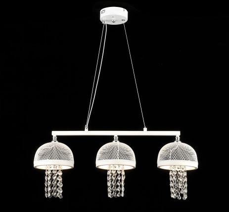 Люстра підвісна світлодіодна E2725/3, Білий+Хром Люстра підвісна світлодіодна E2725/3, Білий+Хром