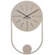 Настінний Годинник Glozis Balance Beige (50х30 см) бежевий [Метал, Кольори]