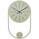 Настінний Годинник Glozis Balance Olive (50х30 см) оливковий [Метал, Кольори]