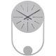 Настінний Годинник Glozis Balance Grey (50х30 см) сірий [Метал, Кольори]