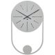 Настінний годинник Glozis Balance Grey (50х30 см) сірий [Метал, Кольори]