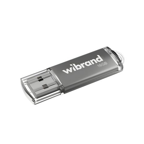 Флеш накопичувач USB Wibrand Cougar, USB 2.0, 16GB, Silver Флеш накопичувач USB Wibrand Cougar, USB 2.0, 16GB, Silver