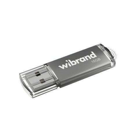 Флеш накопичувач USB Wibrand Cougar, USB 2.0, 16GB, Silver Флеш накопичувач USB Wibrand Cougar, USB 2.0, 16GB, Silver