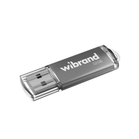 Флеш накопичувач USB Wibrand Cougar, USB 2.0, 32GB, Silver