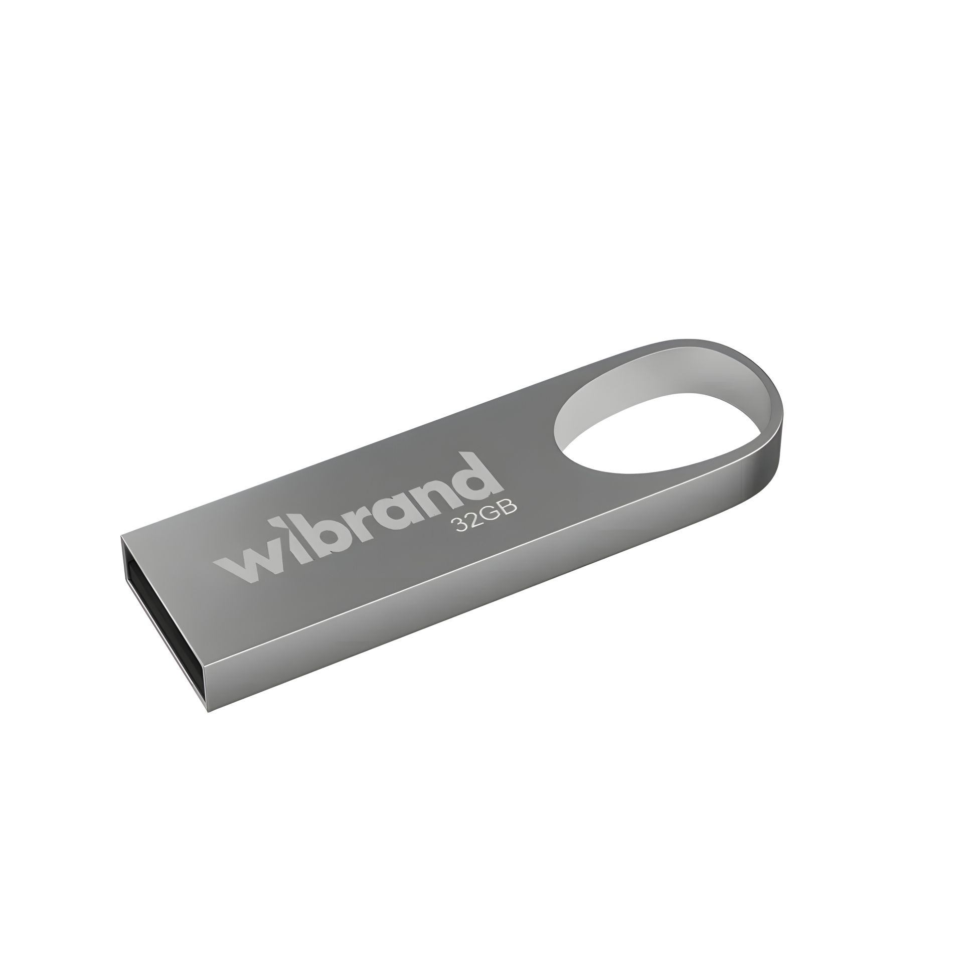 Флеш накопичувач USB Wibrand Irbis, USB 2.0, 32GB, сріблястий Флеш накопичувач USB Wibrand Irbis, USB 2.0, 32GB, сріблястий