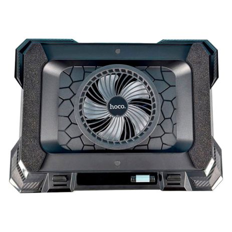 Куллер для Ноутбука HOCO Monnlight RGB notebook cooling holder DH20 |10RGB Mode, 7 level, 2USB| black