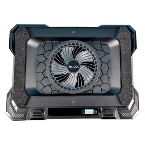 Куллер для Ноутбука HOCO Monnlight RGB notebook cooling holder DH20 |10RGB Mode, 7 level, 2USB| black