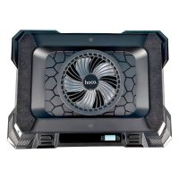 Кулер для ноутбука HOCO Moonlight RGB notebook cooling holder DH20 |10RGB Mode, 7 level, 2USB| black