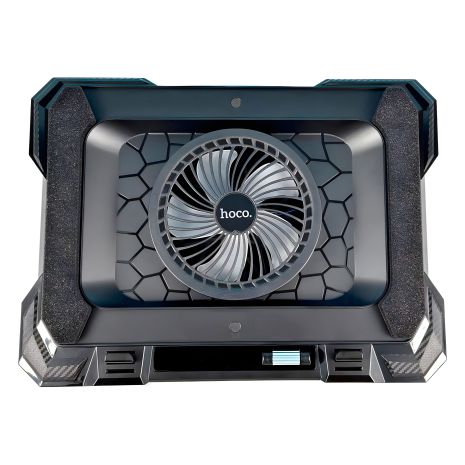 Ноутбучний кулер HOCO DH20, Monnlight RGB, 10 режимів, 7 рівнів, 2USB, чорний