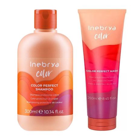 Набір Inebrya Color Perfect шампунь і маска для фарбованого волосся, 300+250 мл
