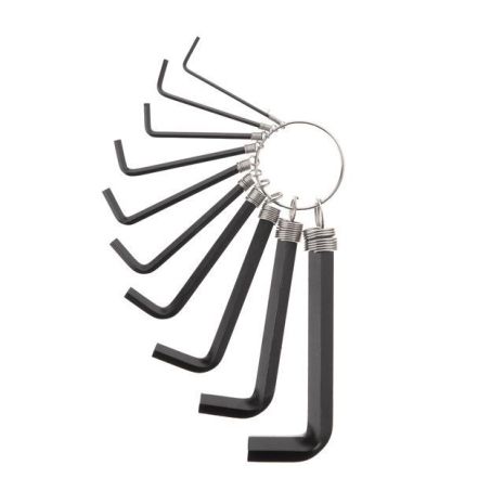 Набір ключів Г-подібних шестигранних, 10 шт., 1,5-10 мм HT-1842