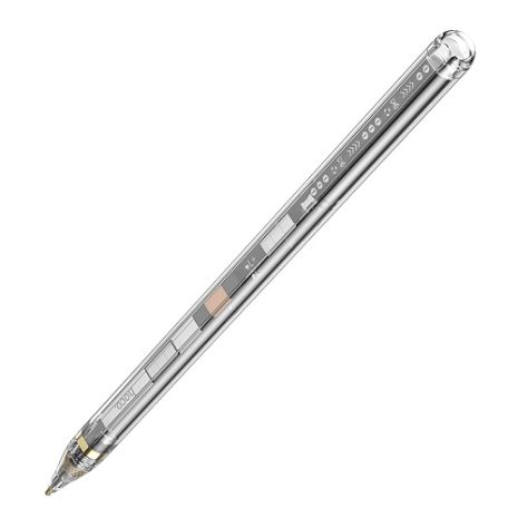 Стилус ємнісний Hoco GM110 з активною панеллю, 100mAh, 8h, transparent