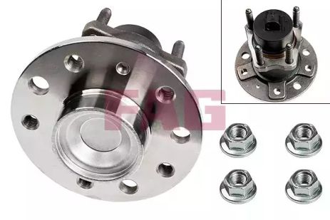 Комплект подшипника ступицы CHEVROLET ZAFIRA, OPEL ASTRA, SAAB 9-5, FAG (713644570)