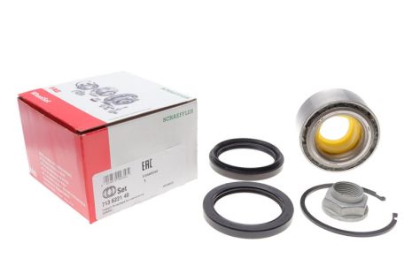 Комплект підшипника маточини SUBARU IMPREZA, SUBARU LEGACY, SUBARU FORESTER, FAG (713622140)