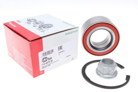 Комплект підшипника маточини C-CLASS, MERCEDES-BENZ V-CLASS, MERCEDES-BENZ VITO, FAG (713667050)