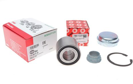 Комплект подшипника колеса задн. MERCEDES A (W168) 1.4-1.9 97-04, FAG (713667320)