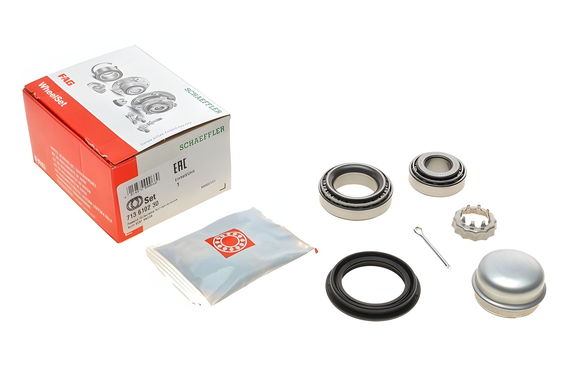 Підшипник маточини задній Lanos 1.5 FAG (713 6102 30) (2підш+сальник+ковпачок+мастило) (713610230) Підшипник маточини задній Lanos 1.5 FAG (713 6102 30) (2підш+сальник+ковпачок+мастило) (713610230)